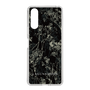 Slim Protection Case［ LAGUNAMOON - Botanical - Black ］