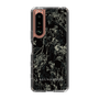 Slim Protection Case［ LAGUNAMOON - Botanical - Black ］