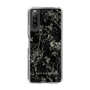 Slim Protection Case［ LAGUNAMOON - Botanical - Black ］