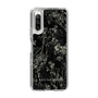 Slim Protection Case［ LAGUNAMOON - Botanical - Black ］
