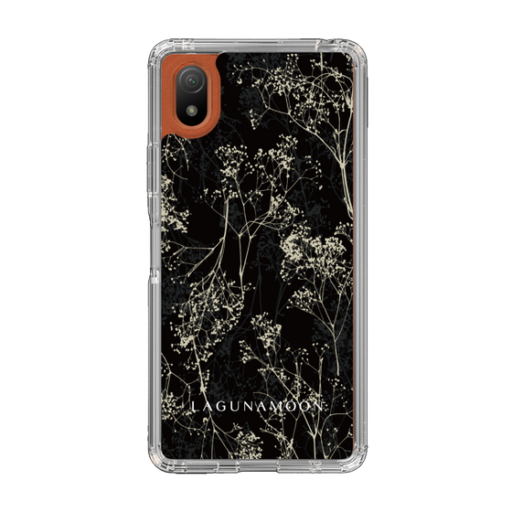 Slim Protection Case［ LAGUNAMOON - Botanical - Black ］