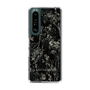 Slim Protection Case［ LAGUNAMOON - Botanical - Black ］