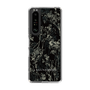 Slim Protection Case［ LAGUNAMOON - Botanical - Black ］