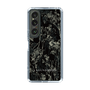 Slim Protection Case［ LAGUNAMOON - Botanical - Black ］