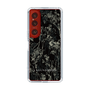 Slim Protection Case［ LAGUNAMOON - Botanical - Black ］
