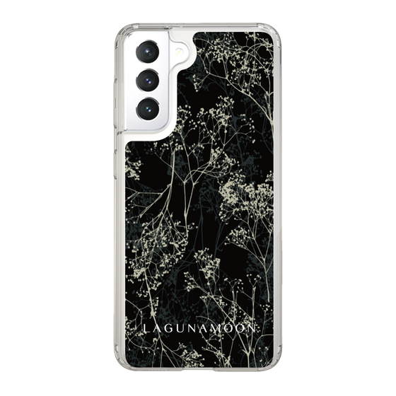 Slim Protection Case［ LAGUNAMOON - Botanical - Black ］