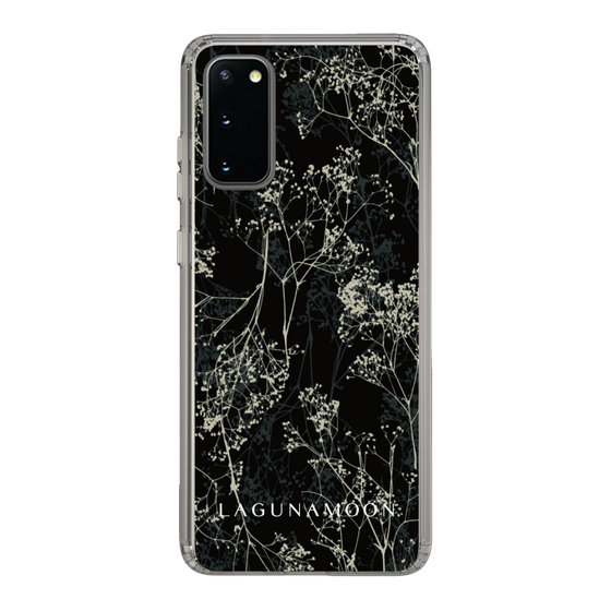 Slim Protection Case［ LAGUNAMOON - Botanical - Black ］
