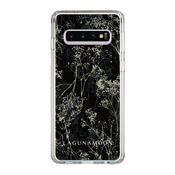 Slim Protection Case［ LAGUNAMOON - Botanical - Black ］