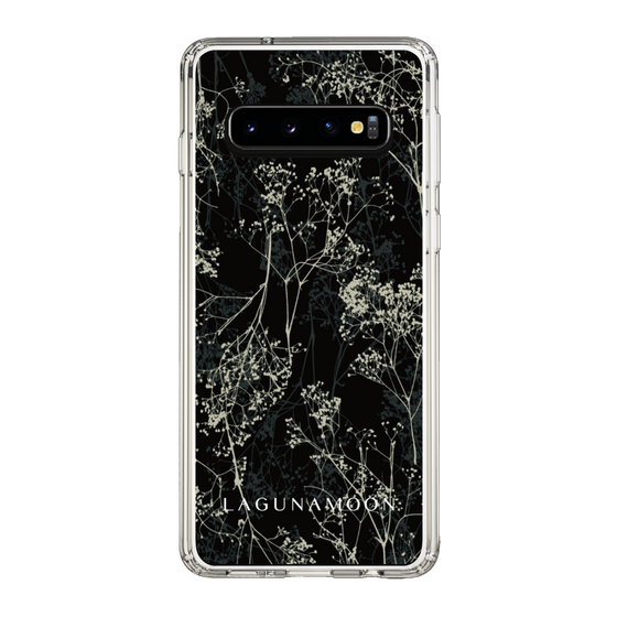 Slim Protection Case［ LAGUNAMOON - Botanical - Black ］