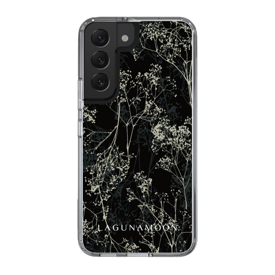 Slim Protection Case［ LAGUNAMOON - Botanical - Black ］
