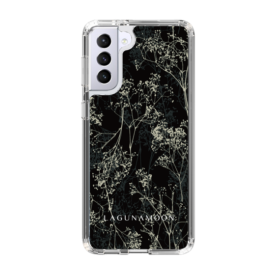 Slim Protection Case［ LAGUNAMOON - Botanical - Black ］
