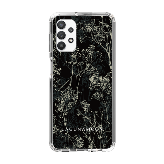 Slim Protection Case［ LAGUNAMOON - Botanical - Black ］