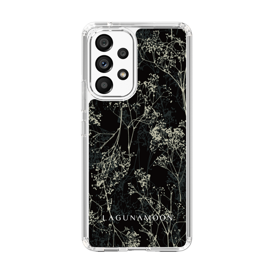 Slim Protection Case［ LAGUNAMOON - Botanical - Black ］