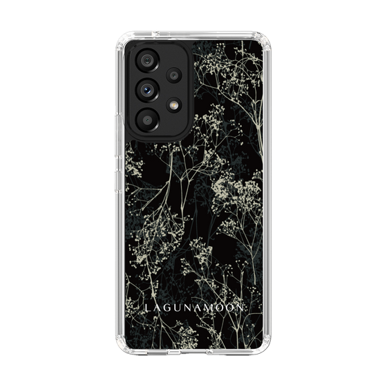 Slim Protection Case［ LAGUNAMOON - Botanical - Black ］