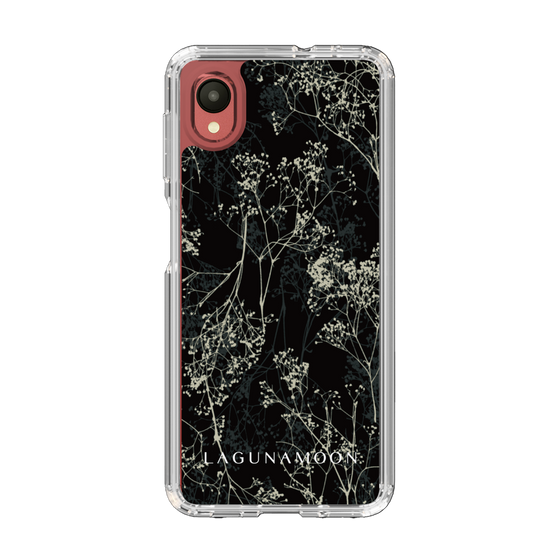 Slim Protection Case［ LAGUNAMOON - Botanical - Black ］