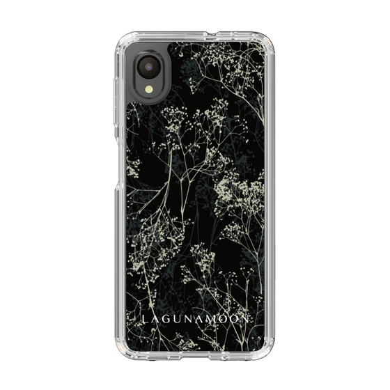 Slim Protection Case［ LAGUNAMOON - Botanical - Black ］