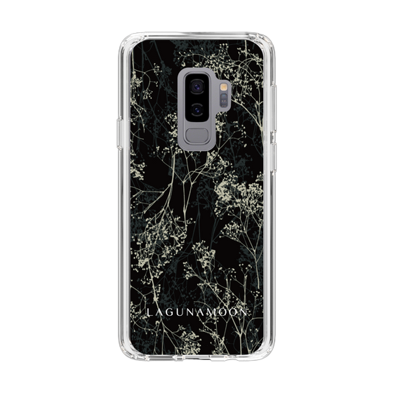 Slim Protection Case［ LAGUNAMOON - Botanical - Black ］