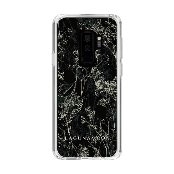 Slim Protection Case［ LAGUNAMOON - Botanical - Black ］