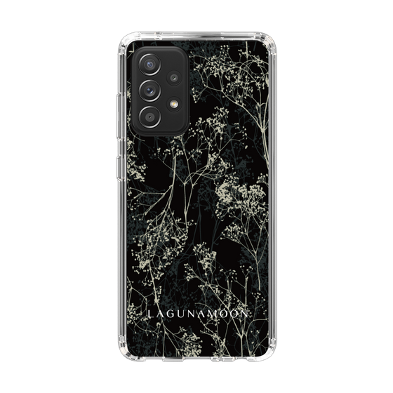 Slim Protection Case［ LAGUNAMOON - Botanical - Black ］