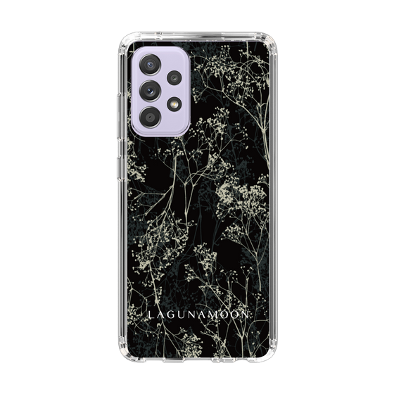 Slim Protection Case［ LAGUNAMOON - Botanical - Black ］