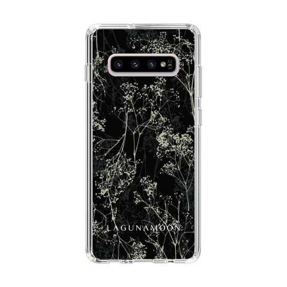 Slim Protection Case［ LAGUNAMOON - Botanical - Black ］