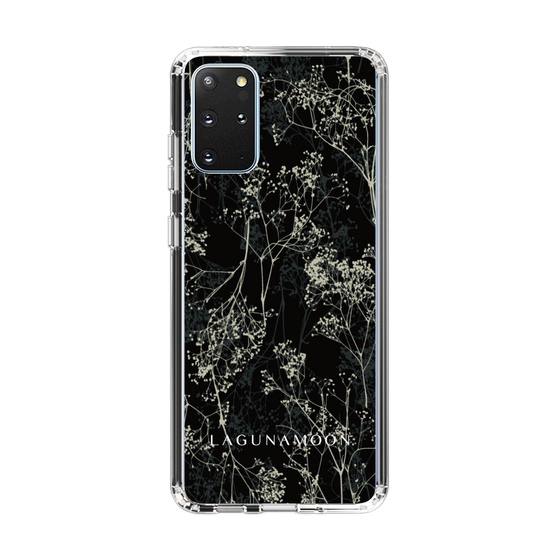 Slim Protection Case［ LAGUNAMOON - Botanical - Black ］