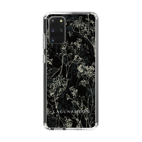 Slim Protection Case［ LAGUNAMOON - Botanical - Black ］