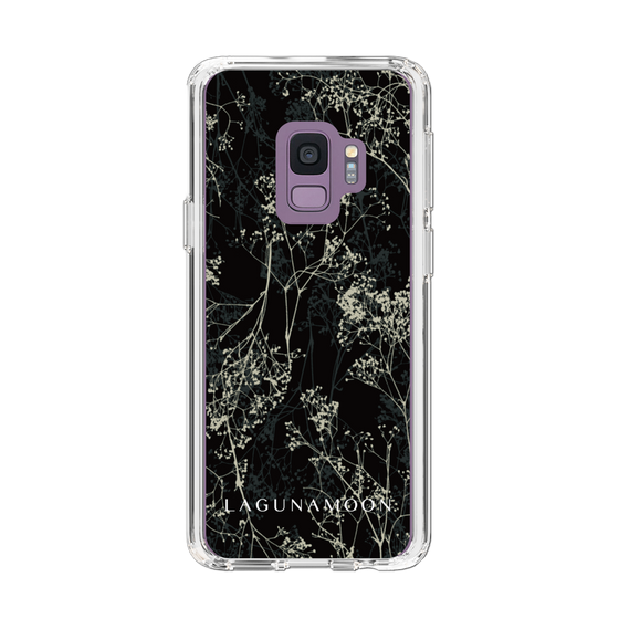 Slim Protection Case［ LAGUNAMOON - Botanical - Black ］