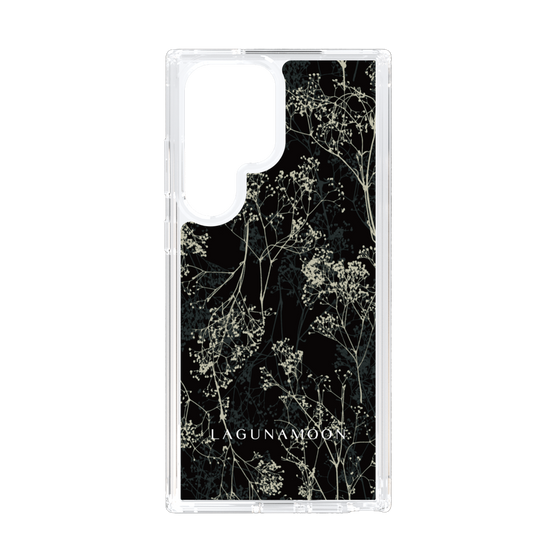 Slim Protection Case［ LAGUNAMOON - Botanical - Black ］