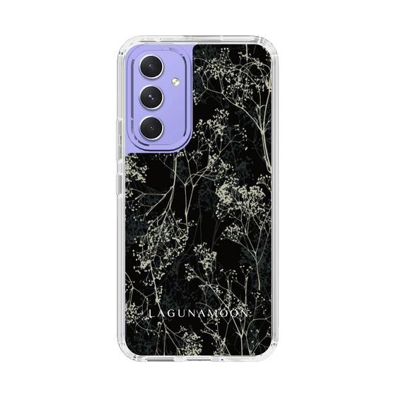 Slim Protection Case［ LAGUNAMOON - Botanical - Black ］