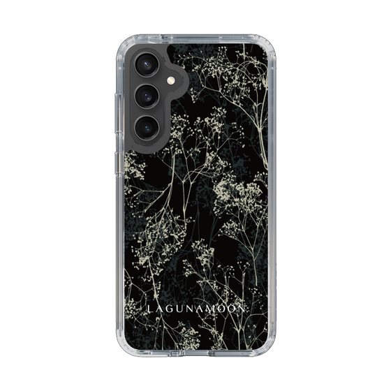 Slim Protection Case［ LAGUNAMOON - Botanical - Black ］