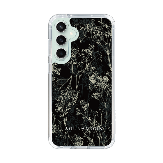Slim Protection Case［ LAGUNAMOON - Botanical - Black ］