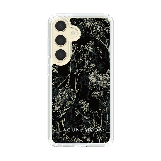 Slim Protection Case［ LAGUNAMOON - Botanical - Black ］
