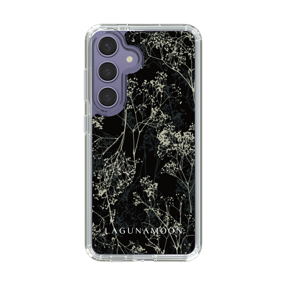 Slim Protection Case［ LAGUNAMOON - Botanical - Black ］