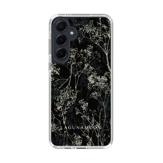 Slim Protection Case［ LAGUNAMOON - Botanical - Black ］