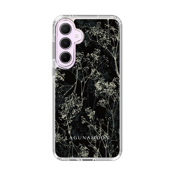 Slim Protection Case［ LAGUNAMOON - Botanical - Black ］