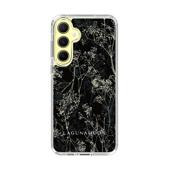 Slim Protection Case［ LAGUNAMOON - Botanical - Black ］