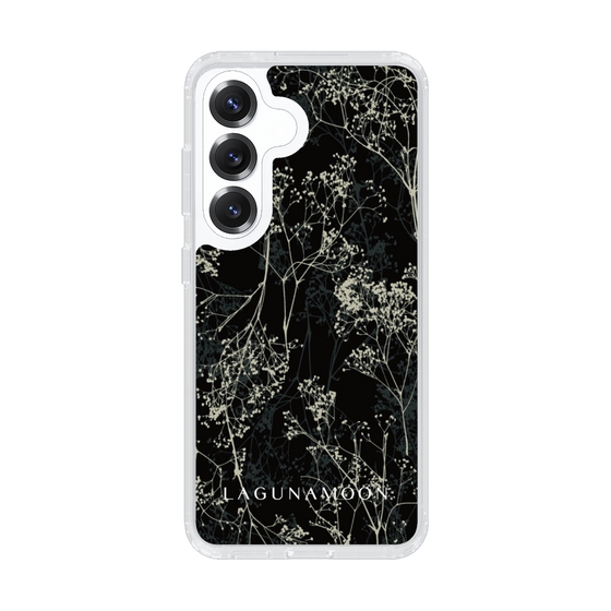 Slim Protection Case［ LAGUNAMOON - Botanical - Black ］