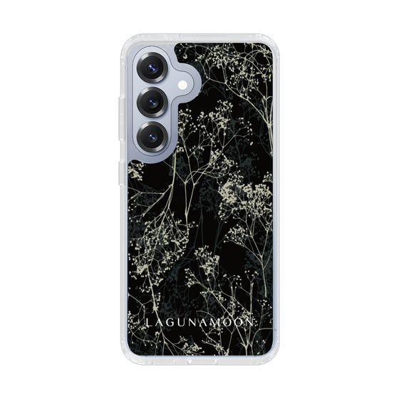 Slim Protection Case［ LAGUNAMOON - Botanical - Black ］