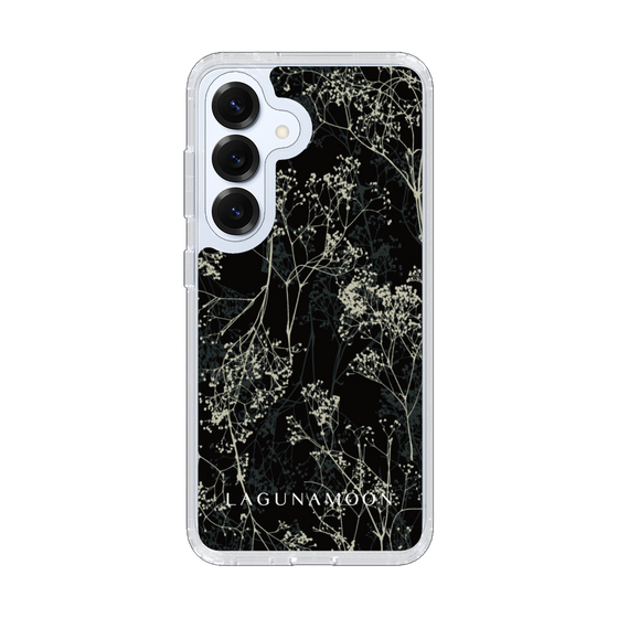 Slim Protection Case［ LAGUNAMOON - Botanical - Black ］