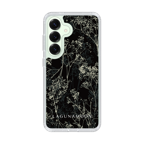 Slim Protection Case［ LAGUNAMOON - Botanical - Black ］