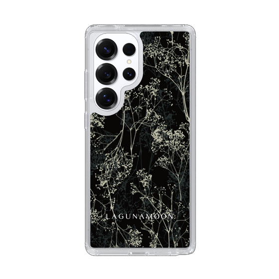 Slim Protection Case［ LAGUNAMOON - Botanical - Black ］