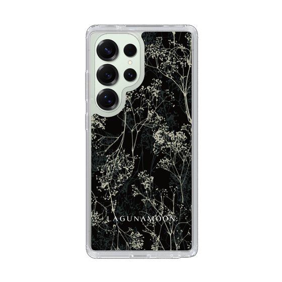 Slim Protection Case［ LAGUNAMOON - Botanical - Black ］