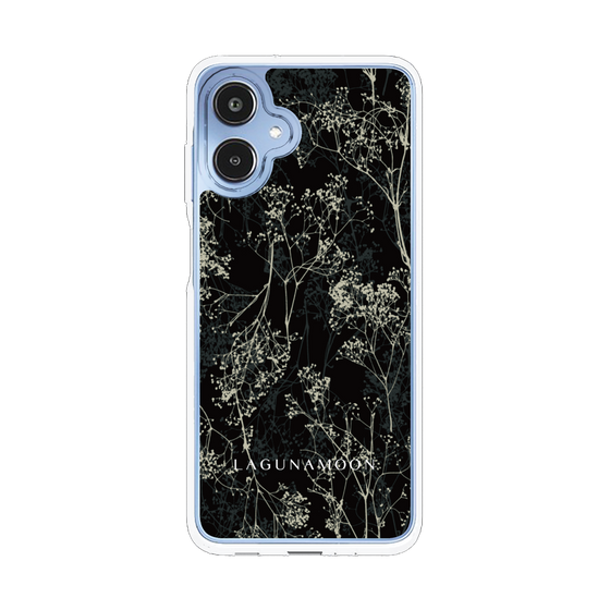 Slim Protection Case［ LAGUNAMOON - Botanical - Black ］