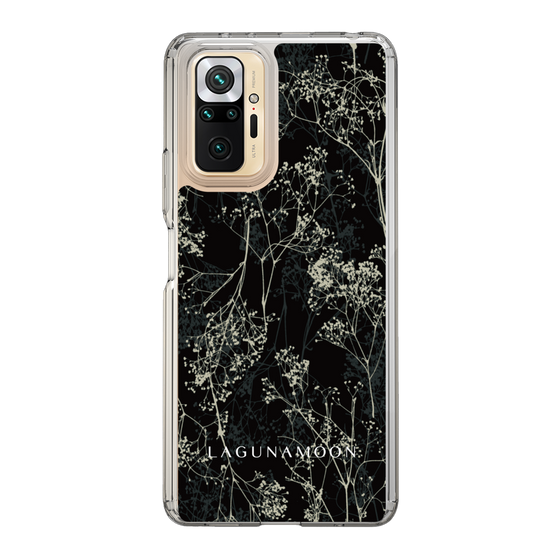 Slim Protection Case［ LAGUNAMOON - Botanical - Black ］