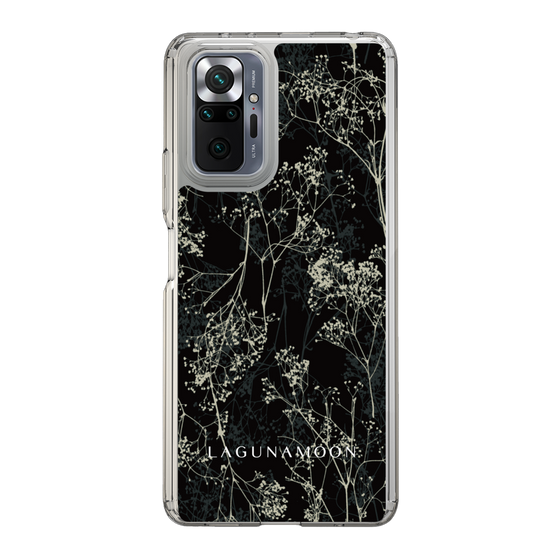 Slim Protection Case［ LAGUNAMOON - Botanical - Black ］