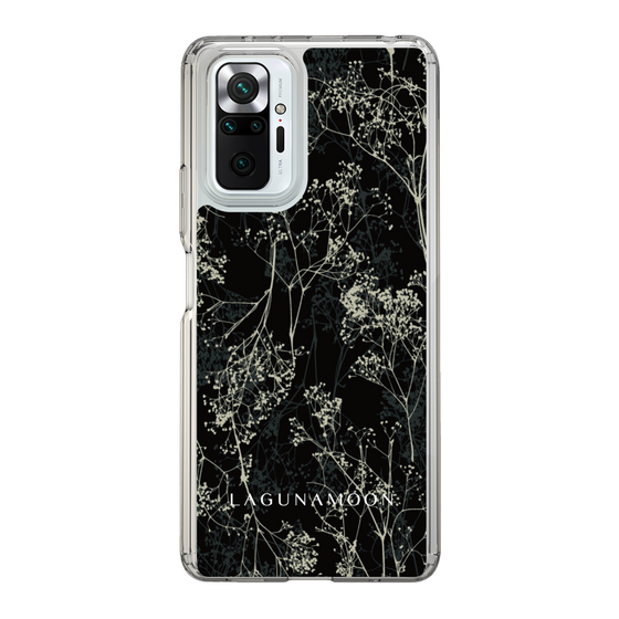 Slim Protection Case［ LAGUNAMOON - Botanical - Black ］