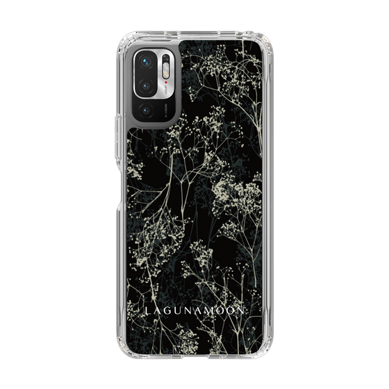 Slim Protection Case［ LAGUNAMOON - Botanical - Black ］