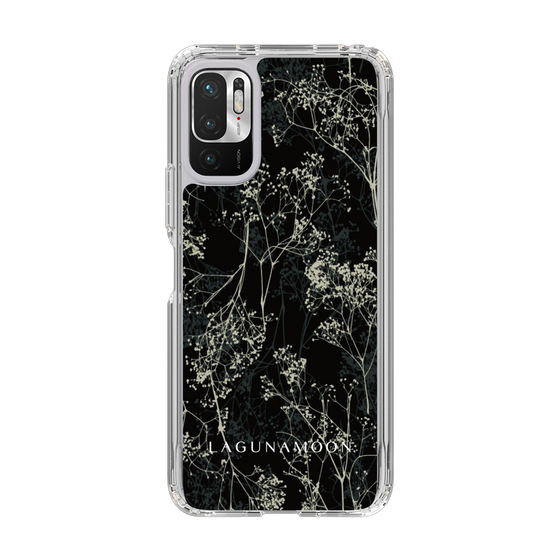 Slim Protection Case［ LAGUNAMOON - Botanical - Black ］