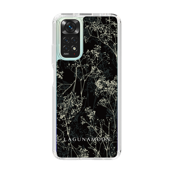Slim Protection Case［ LAGUNAMOON - Botanical - Black ］